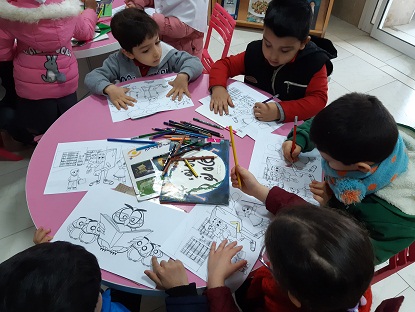 مسابقات رنگ آمیزی بخش کودکان